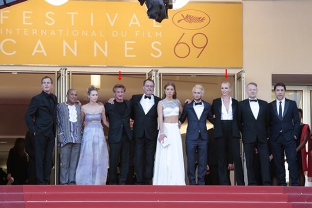 画像1: シャーリーズ・セロン、元恋人と気まずいハグ