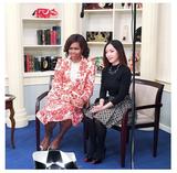 画像: オバマ元米大統領の妻ミシェルのイベントに招待されたことも。
