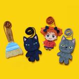 画像: ひも付きポシェット 2017年8月上旬展開 (全4種/約17cm)