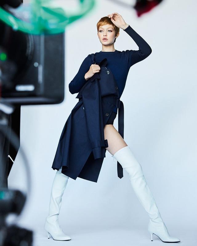 画像3: ジジ・ハディッド、いつものロングヘアと正反対のピクシーカットを披露