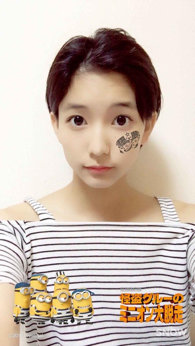 画像: ミニオン×アプリ「SNOW」