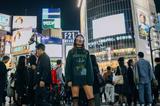 画像: 初来日した2016年に渋谷のスクランブル交差点にて