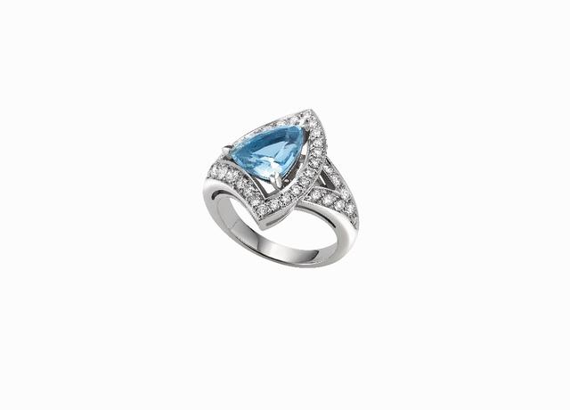 画像: リング WGxアクアマリンxDIA 1,060,000円(税抜/予定価格)