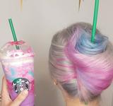 画像: スタバがきっかけで登場したユニコーンヘア