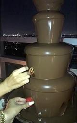 画像: ベランダでチョコ・フォンデュ!
