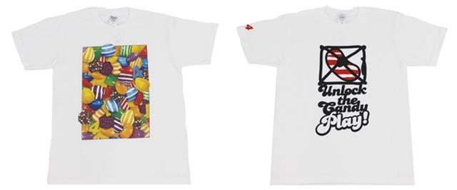 画像: キャンディークラッシュ✖WEGOのコラボTシャツ