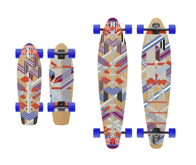 画像2: 老舗ブランドが発売した高級スケートボード