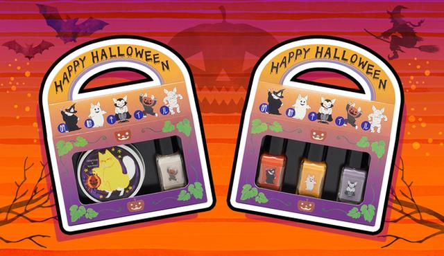 画像: ゴーストや蜘蛛のハロウィン・ネイルシールが、ついたネイルがキュート