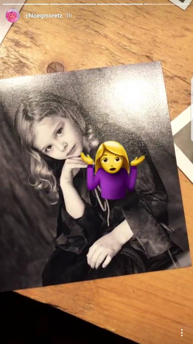 画像2: クロエが可愛すぎる幼少期の写真を公開