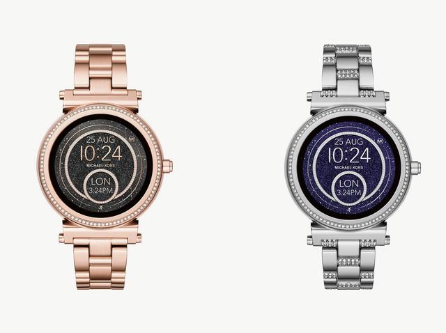 画像: MICHAEL KORS ACCESS SOFIE スマートウォッチ ローズゴールド/シルバー
