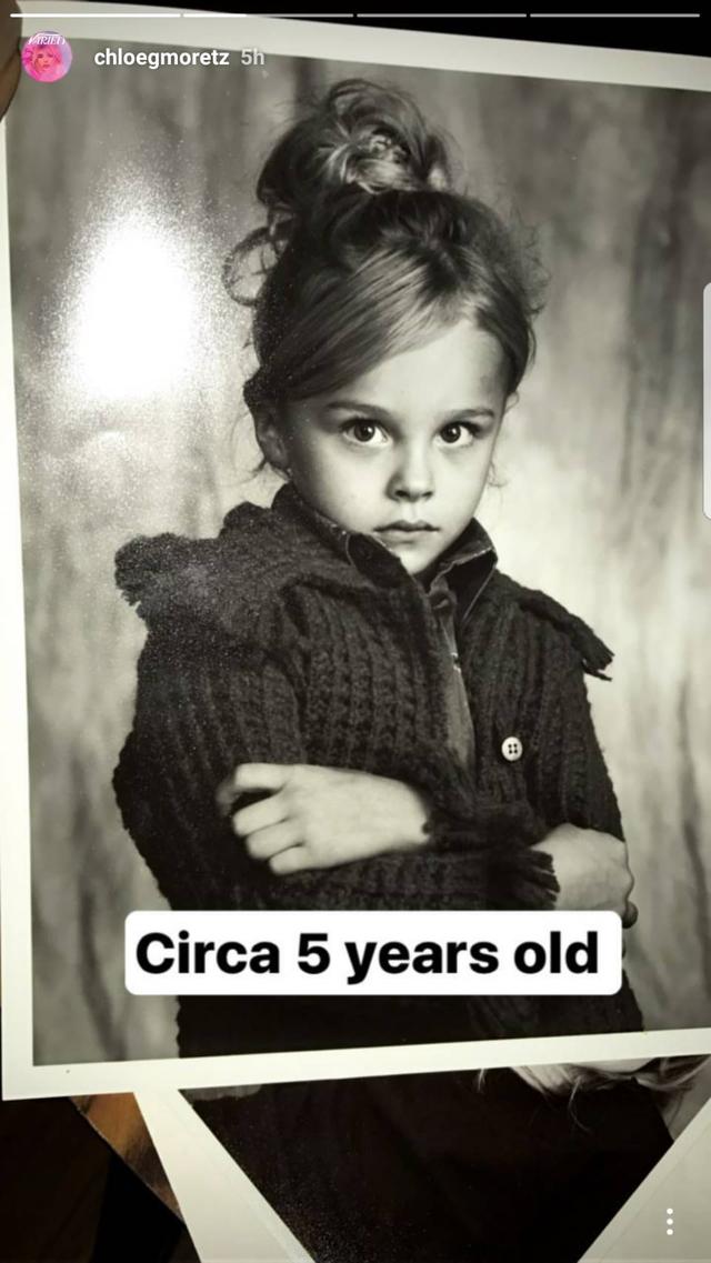 画像4: クロエが可愛すぎる幼少期の写真を公開