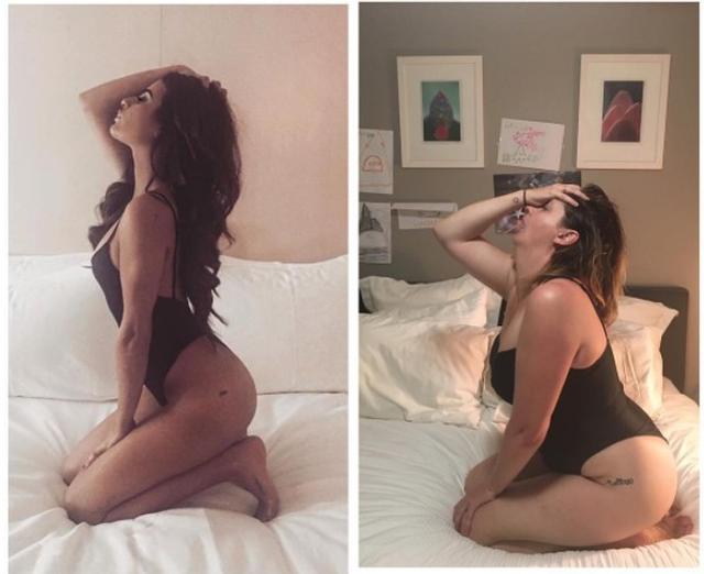 画像7: 普通の人がセレブのインスタ写真を真似するとこうなる