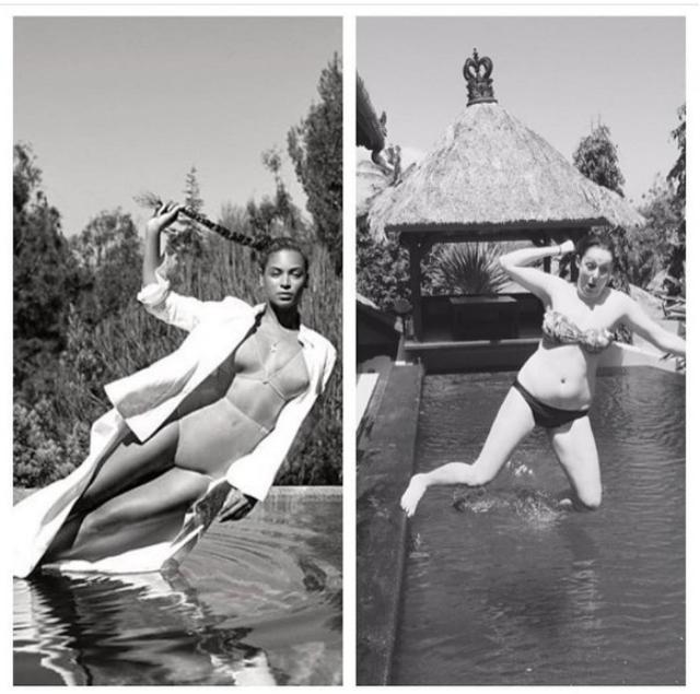 画像2: 普通の人がセレブのインスタ写真を真似するとこうなる
