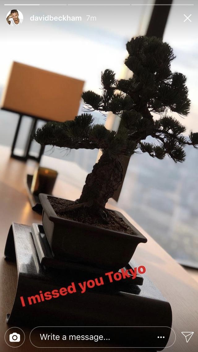 画像1: 「東京が恋しかったよ」デヴィッド・ベッカム来日中!早速日本を堪能