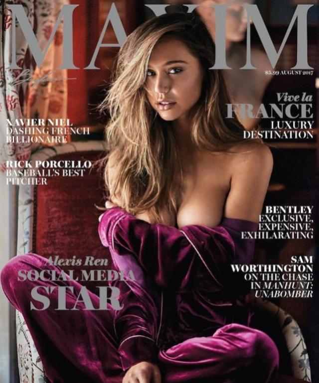 画像: Maxim誌の表紙を飾ったのも、アレクシスのキャリアにとって大きな出来事だった。