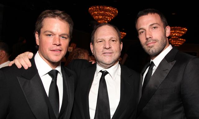 画像: 人気俳優のマット・デイモン(左)&ベン・アフレック(右)と。