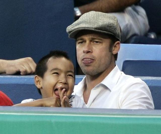 画像: マドックス君はアンジェリーナがブラッドと出会う前に引き取った子供で、ブラッドはマドックス君が4歳の時に正式に養子縁組して父となった。