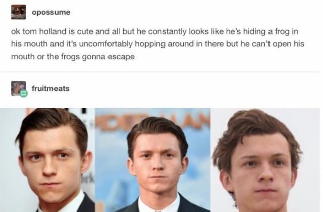画像2: 『スパイダーマン』トム・ホランド、「口にカエルを隠してる」疑惑を認める