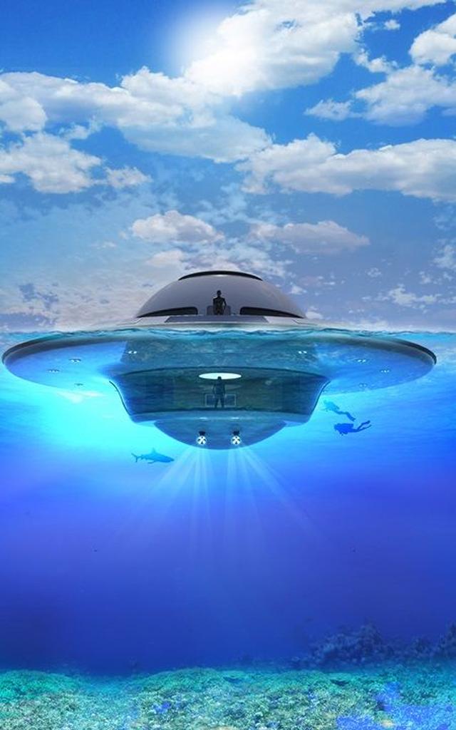 画像3: UFO形の海の乗り物
