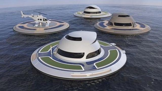 画像7: UFO形の海の乗り物