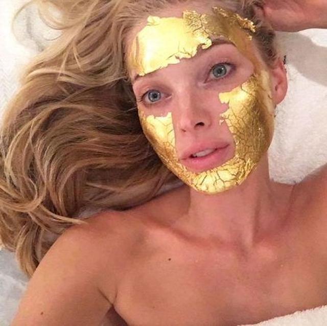画像2: ヴィクシーショー直前!モデルたちが美肌の追い込みケアに選んだのは「金箔パック」