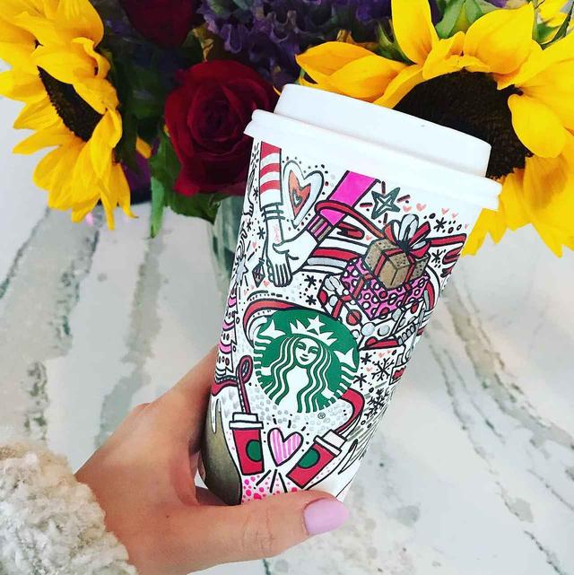 画像7: スターバックスのホリデー限定カップを思い思いにアレンジする人が続出中