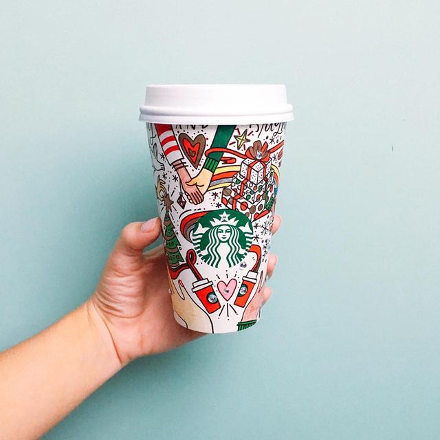 画像6: スターバックスのホリデー限定カップを思い思いにアレンジする人が続出中