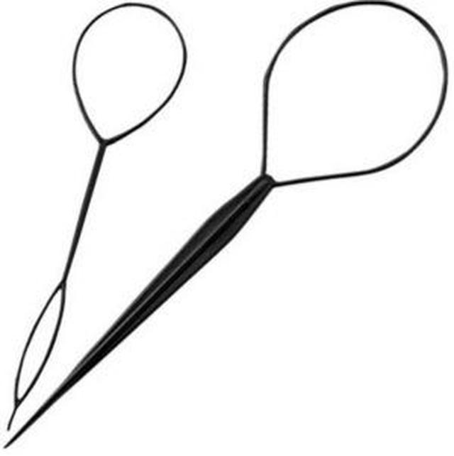 画像: ドラッグストアなどで売っているアレンジスティックなどを使うとリボンや紐が通しやすい。( ヘアアレンジスティック2本セット ¥299)