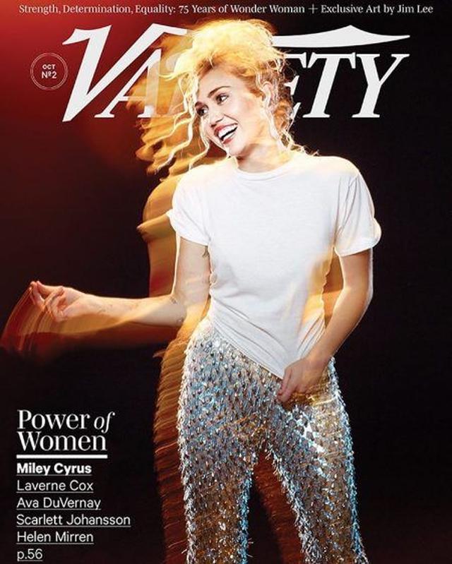 画像: Variety誌の表紙を飾ったマイリー。
