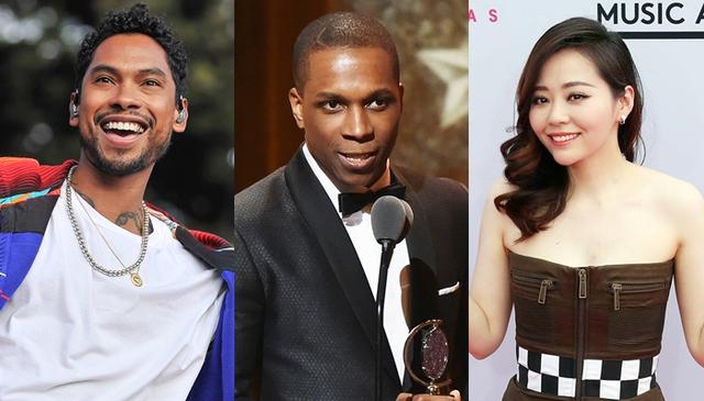 画像: 左から:ミゲル、レスリー・オドム・ジュニア、ジェーン・チャン。