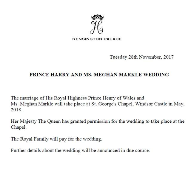 画像: ©Kensington Palace/ Twitter