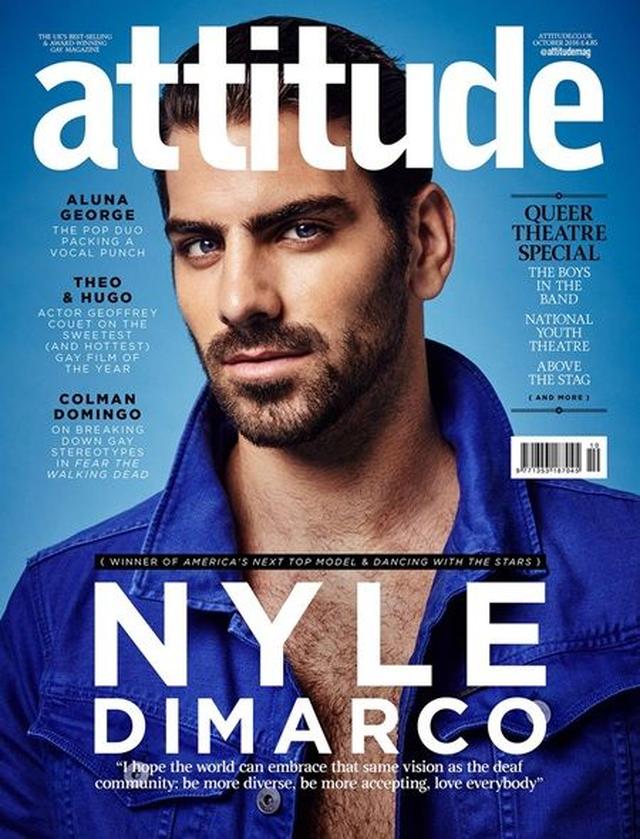 画像: ナイルが表紙を飾ったAttitude誌。