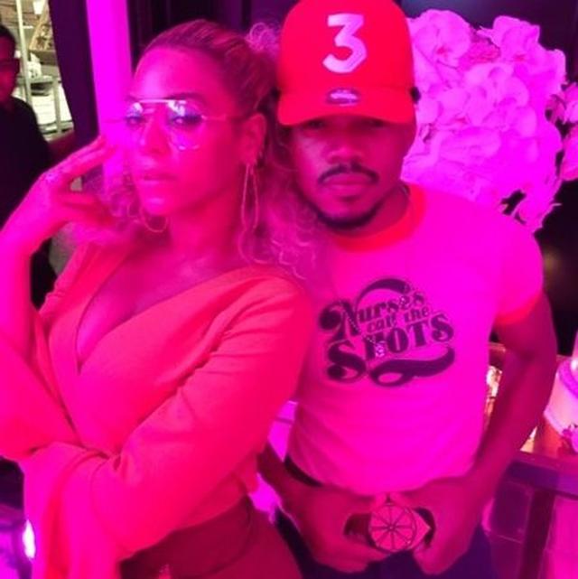 画像: ラッパーのチャンス・ザ・ラッパーと。 @chancetherapper