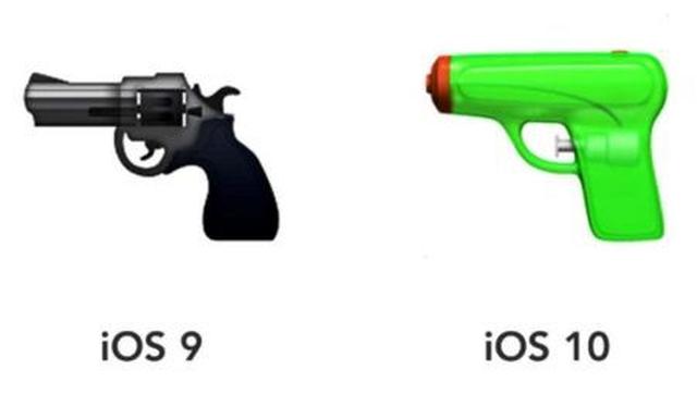 画像: 絵文字で銃規制をアピール