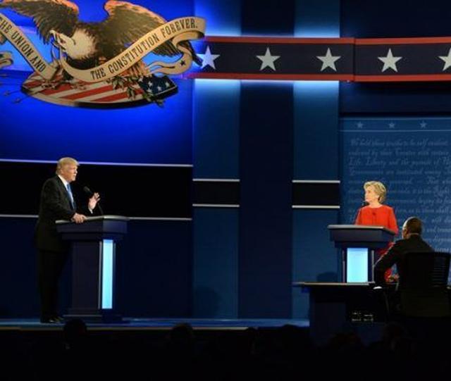 画像: アメリカ大統領選のテレビ討論会に対するセレブたちの反応