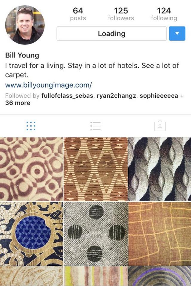 画像: 実際のビルのインスタグラム。 ©Bill Young