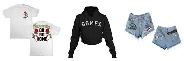画像: セレーナ・ゴメスのグッズ。© https://www.selenagomez.com/