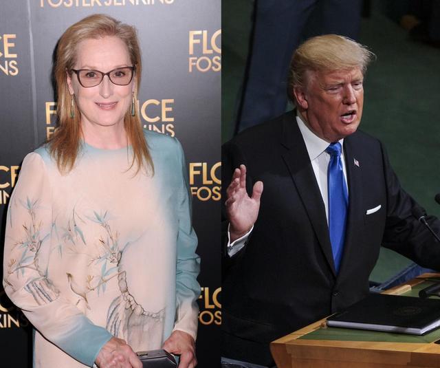 画像: メリル・ストリープVSドナルド・トランプ