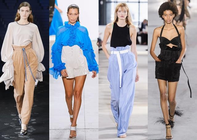 画像: 左から:Roksanda, Prabal Gurung, Tibi, Saint Laurent