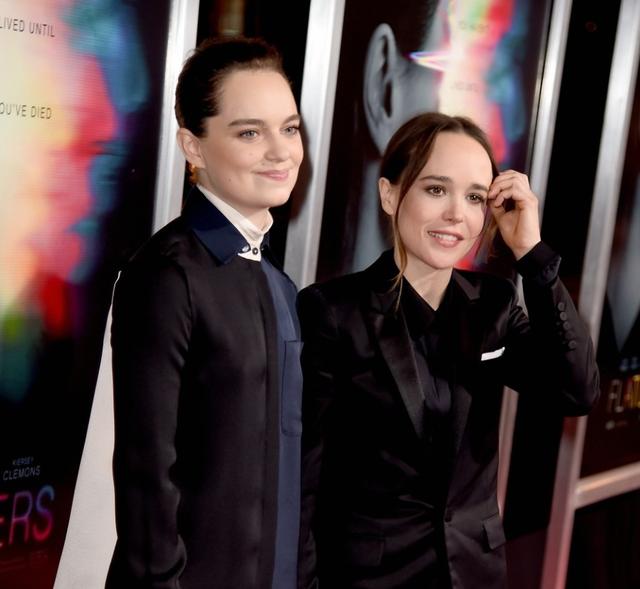 画像: 左から:ダンサーのエマ・ポートナー、女優のエレン・ペイジ。