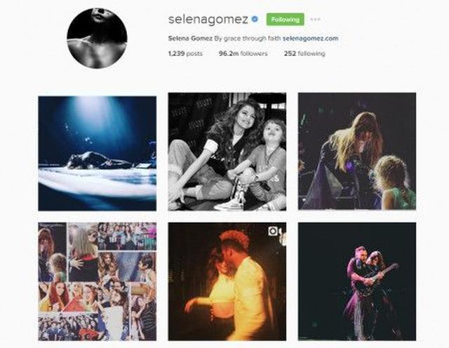 画像: セレーナのインスタグラム。8月15日を最後に更新は止まっている。