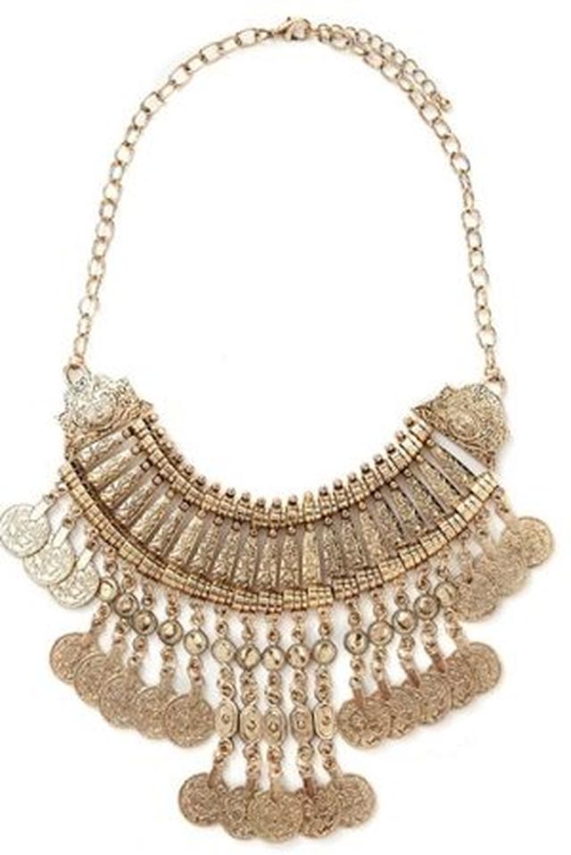 画像: Forever21 コインステートメントネックレス 1,490円(税抜き)