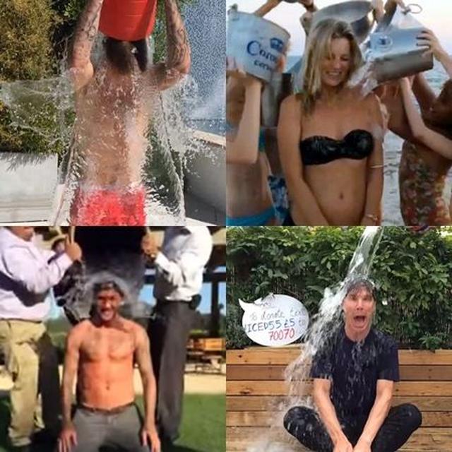 画像: 左上から時計回りに、ジャスティン・ビーバー、ケイト・モス、ベネディクト・カンバーバッチ、デヴィッド・ベッカム。