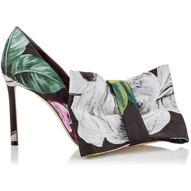 画像: Jimmy Choo X Off-White Floral Printed Chisel Toe Pumps