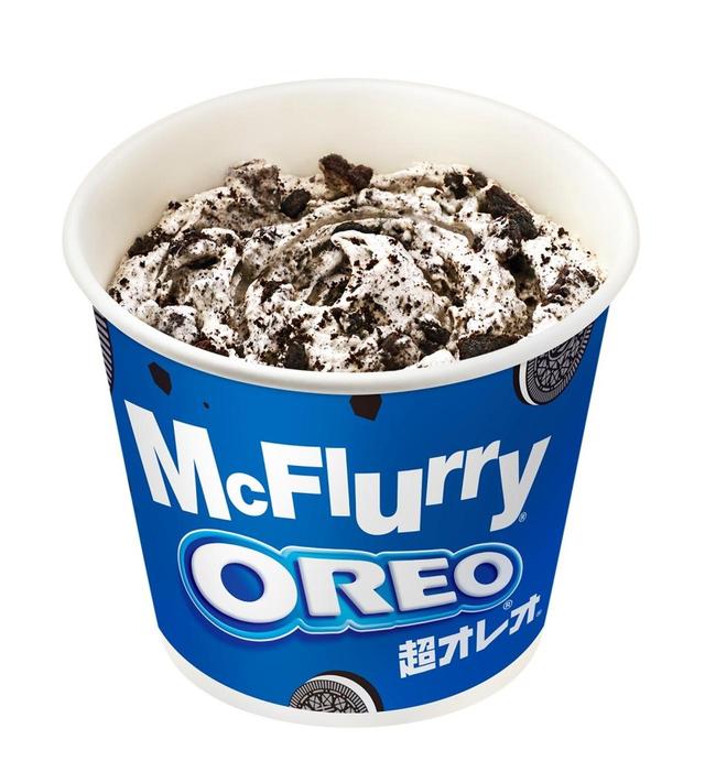画像: マクドナルド×オレオに新顔!超ザックザク食感のオレオ大盛りアイスが登場