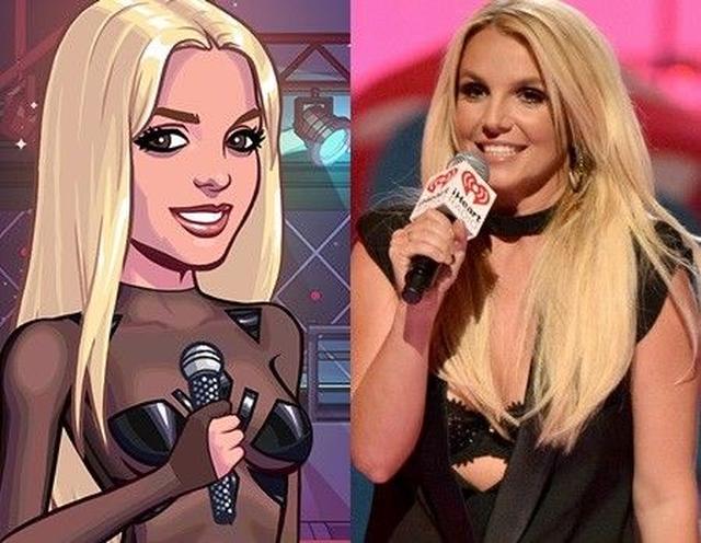 画像2: ブリトニー・スピアーズのスマホゲームが誕生!ただ、顔が似てない!?