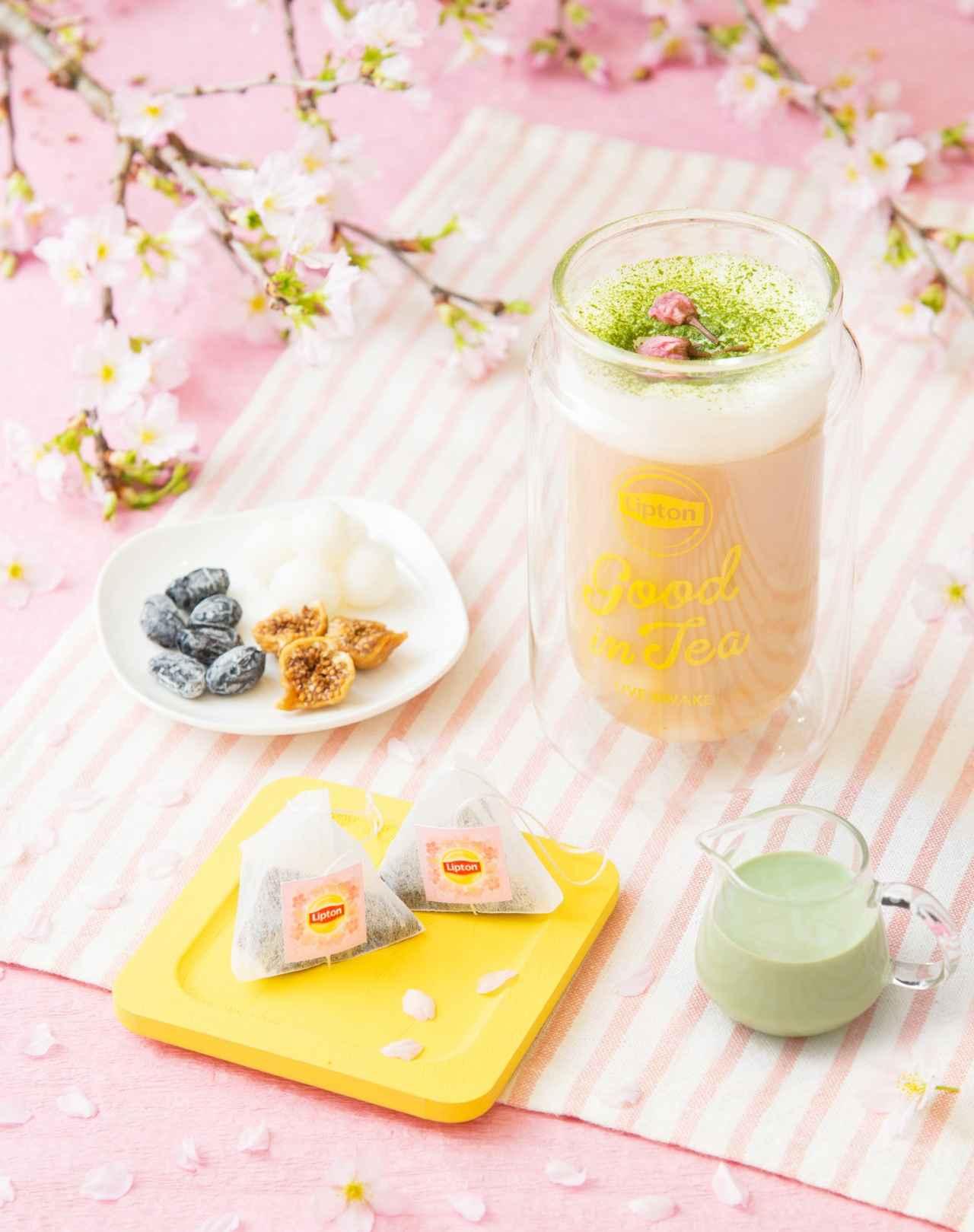 画像4: リプトン期間限定ショップ、さくらのミルクティーが新登場♡