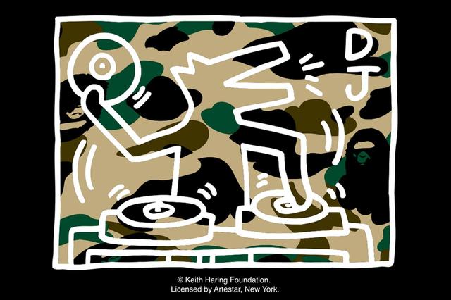 画像1: BAPE×キース・ヘリングのコラボアイテムが発売!13アイテムを公開