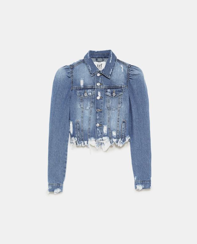 画像: ZARA / クロップド丈デニムジャンパー 5,990円(税抜) www.zara.com