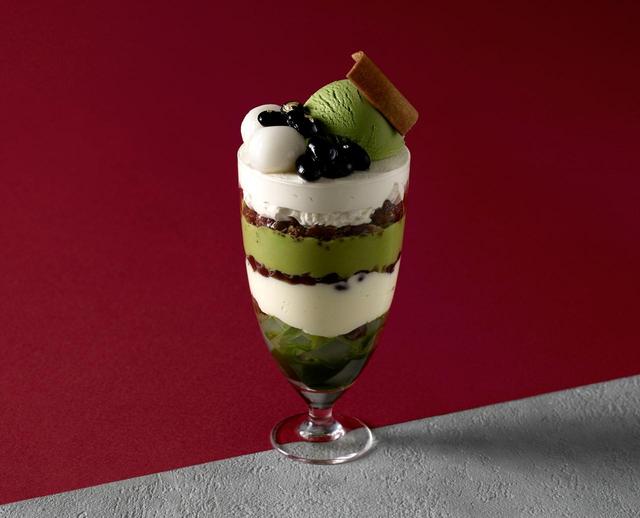 画像: マスカルポーネパフェ with グリーンティー 単品1,080円/セット1,580円